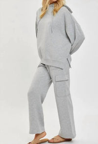 Risen - Long Sleeve Sweatshirt And Jogging Pants Set