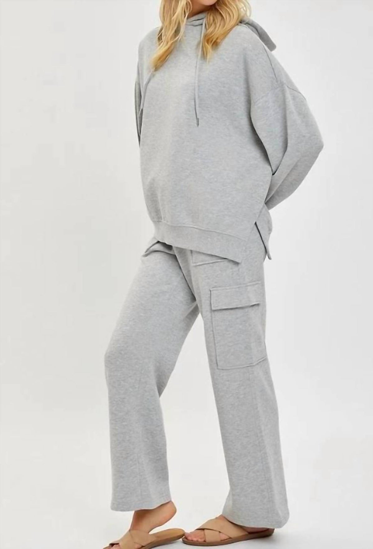 Risen - Long Sleeve Sweatshirt And Jogging Pants Set