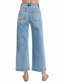 Risen - Nightfall High Rise Wide Ankle Jeans