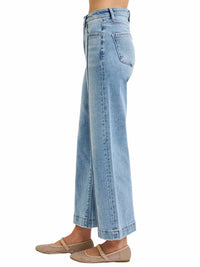 Risen - Nightfall High Rise Wide Ankle Jeans