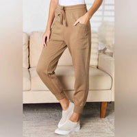 Risen - Oversized High Waisted Cargo Pocket Jogger