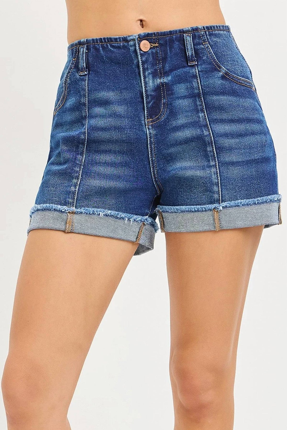 Risen - Slouchy Cuffed Shorts