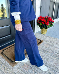Risen - Terry Blazer And Pant Set - blue - clothing - loungewear