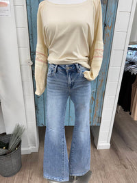 Risen - Women's High Rise Boot Cut Jeans