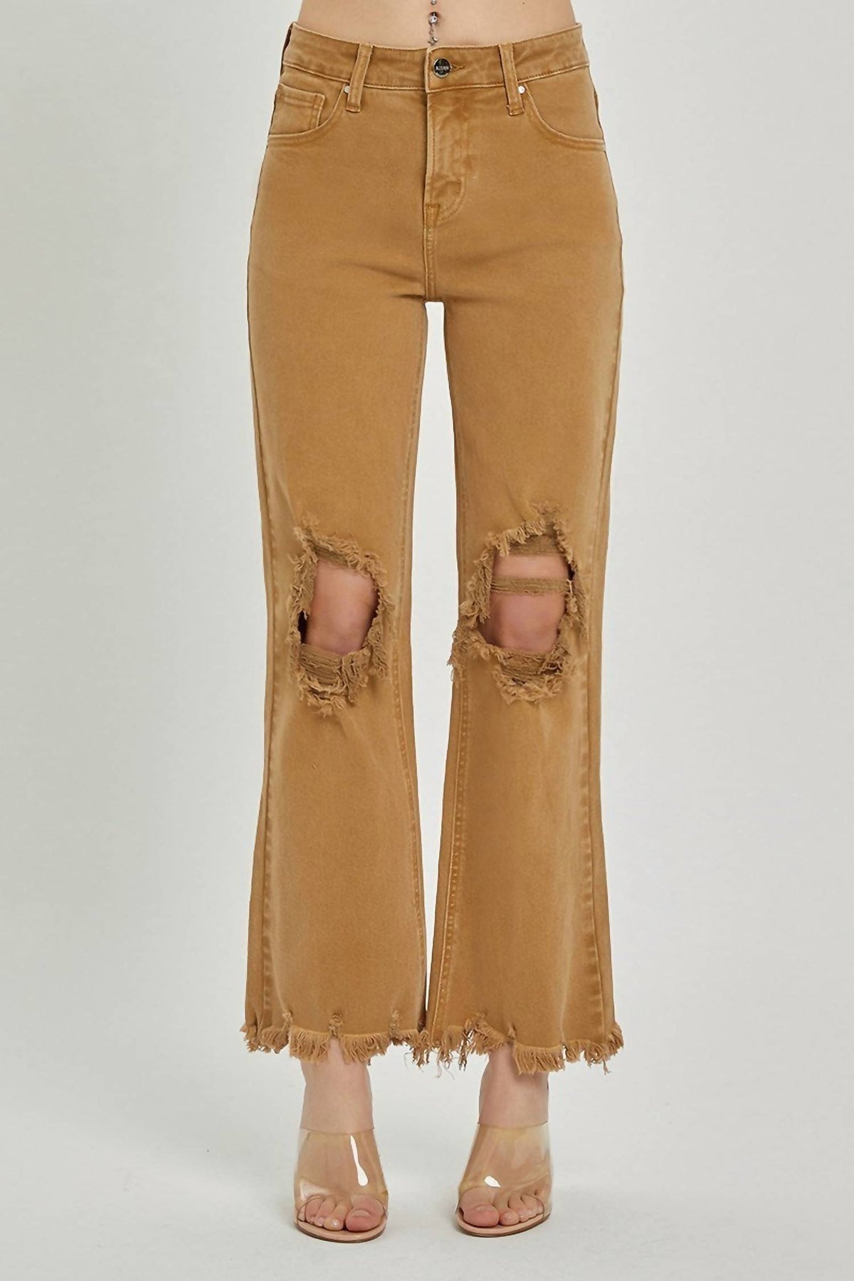 Risen - Women's Distressed Straight In Plus
