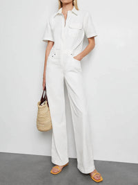 Rivet Utility - Pre-loved Girlfriend Denim Jumpsuit