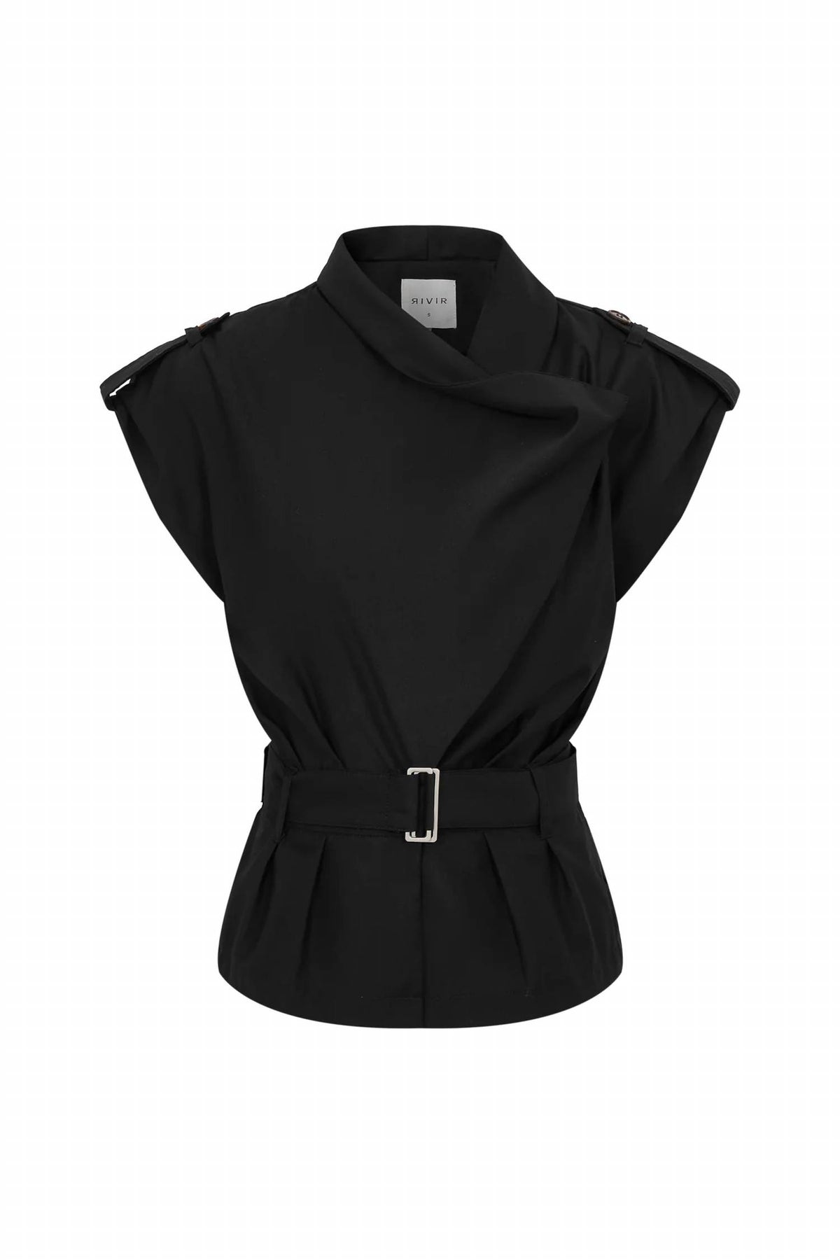 Rivir - Safari Sleeveless Jacket And Pants Set