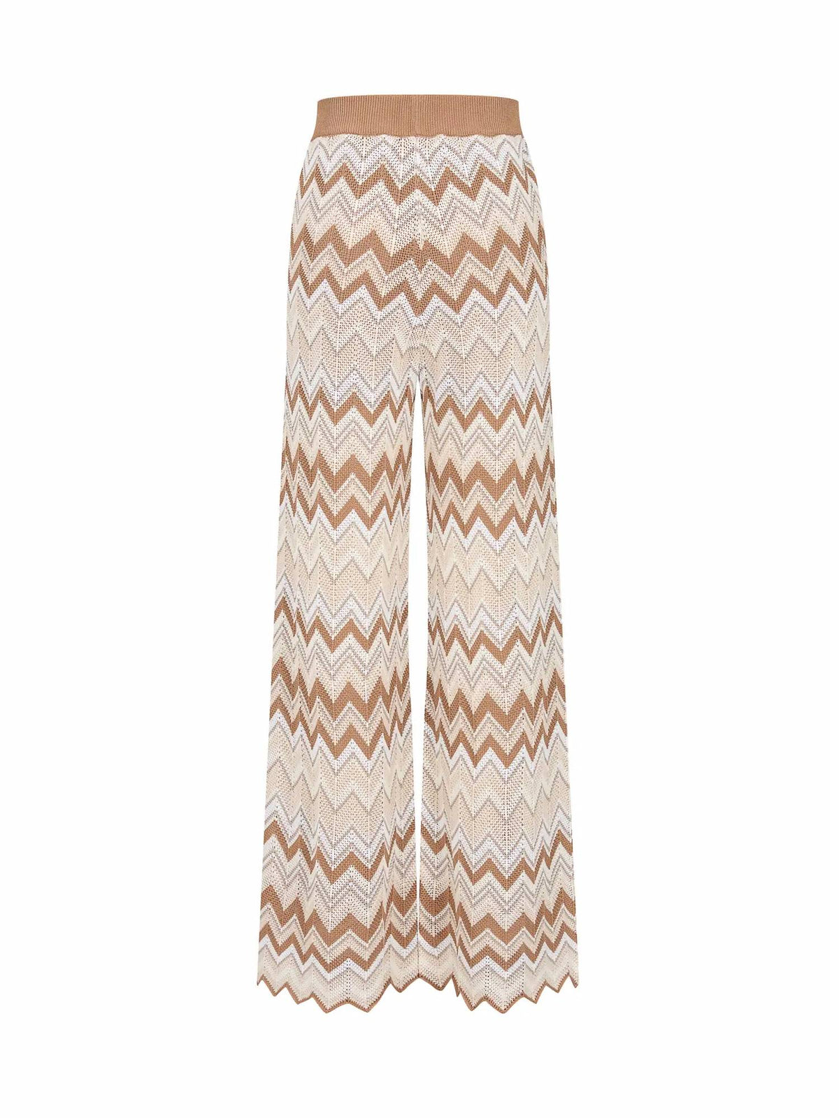 Rivir - Women's Geometric Pattern Knit Pants