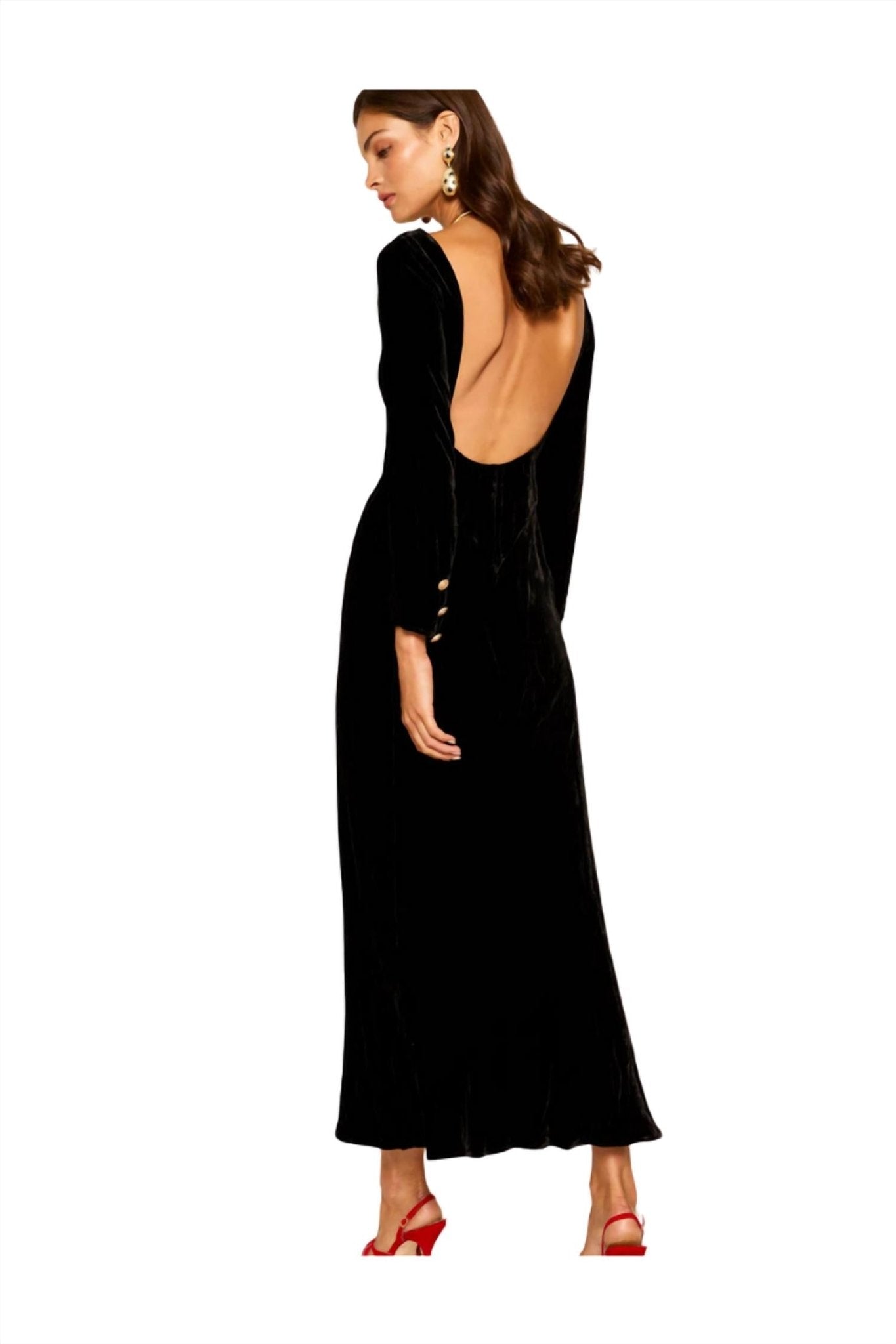 Rixo - Devina Dress - black - clothing - dresses