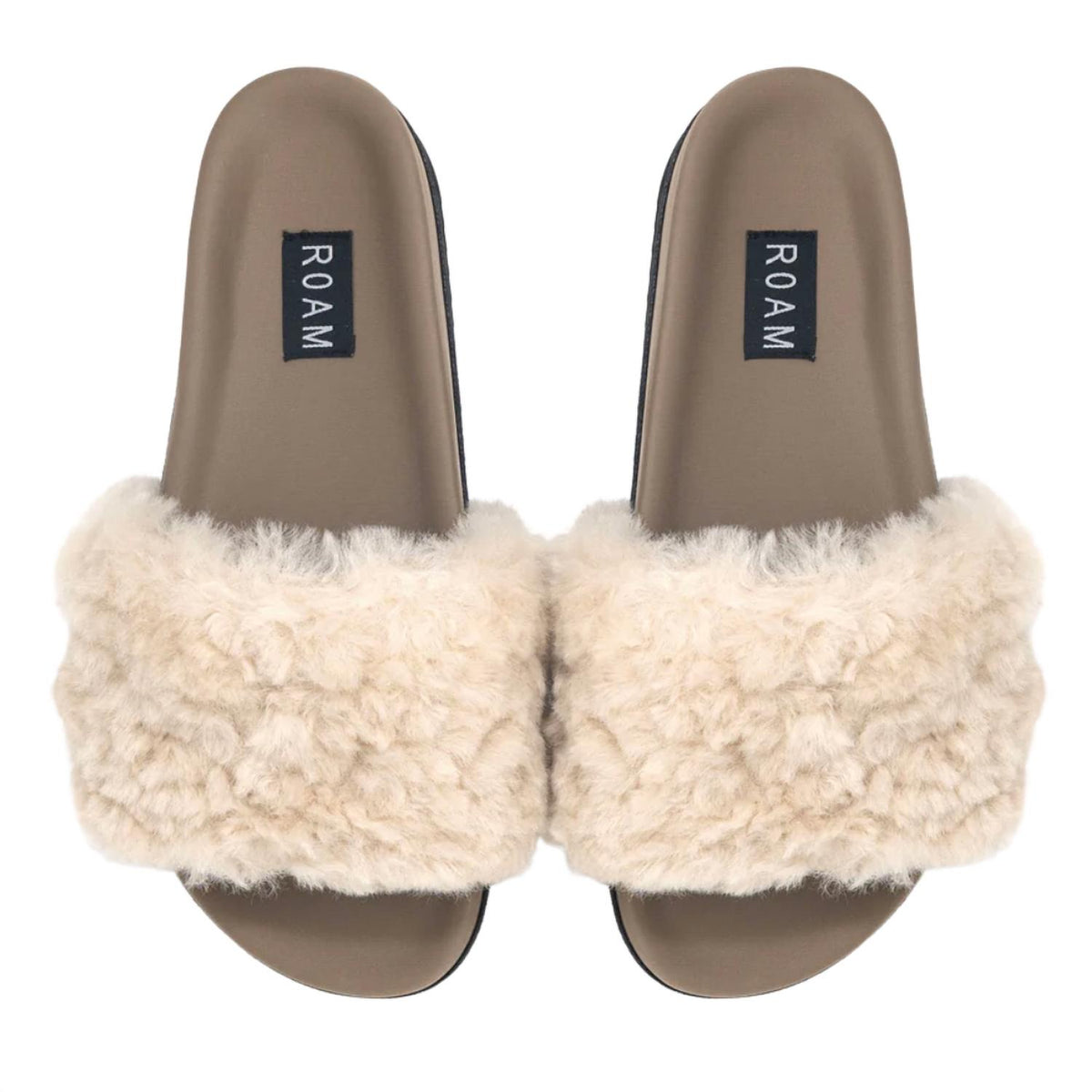 Roam - Cloud Shearling Slider