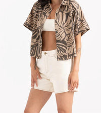 Roark - Bless Up Camp Cropped Shirt