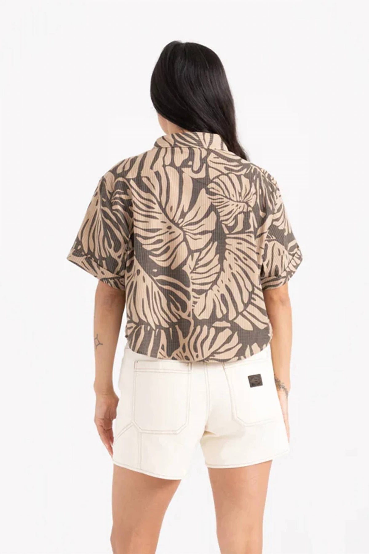 Roark - Bless Up Camp Cropped Shirt