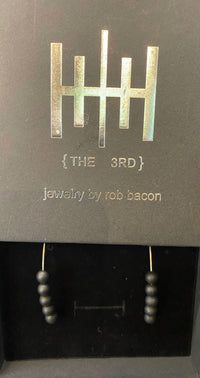 Rob Bacon - Women's Onyx Earrings