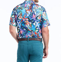 Robert Graham - Eletric Palms Short Sleeves Knit Polo