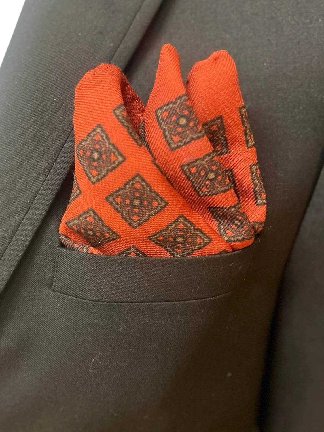 Robert Keyte - Men's Kenya Silk Pocket Square