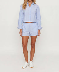 Robertson + Rodeo - Leni Cotton Stripe Short