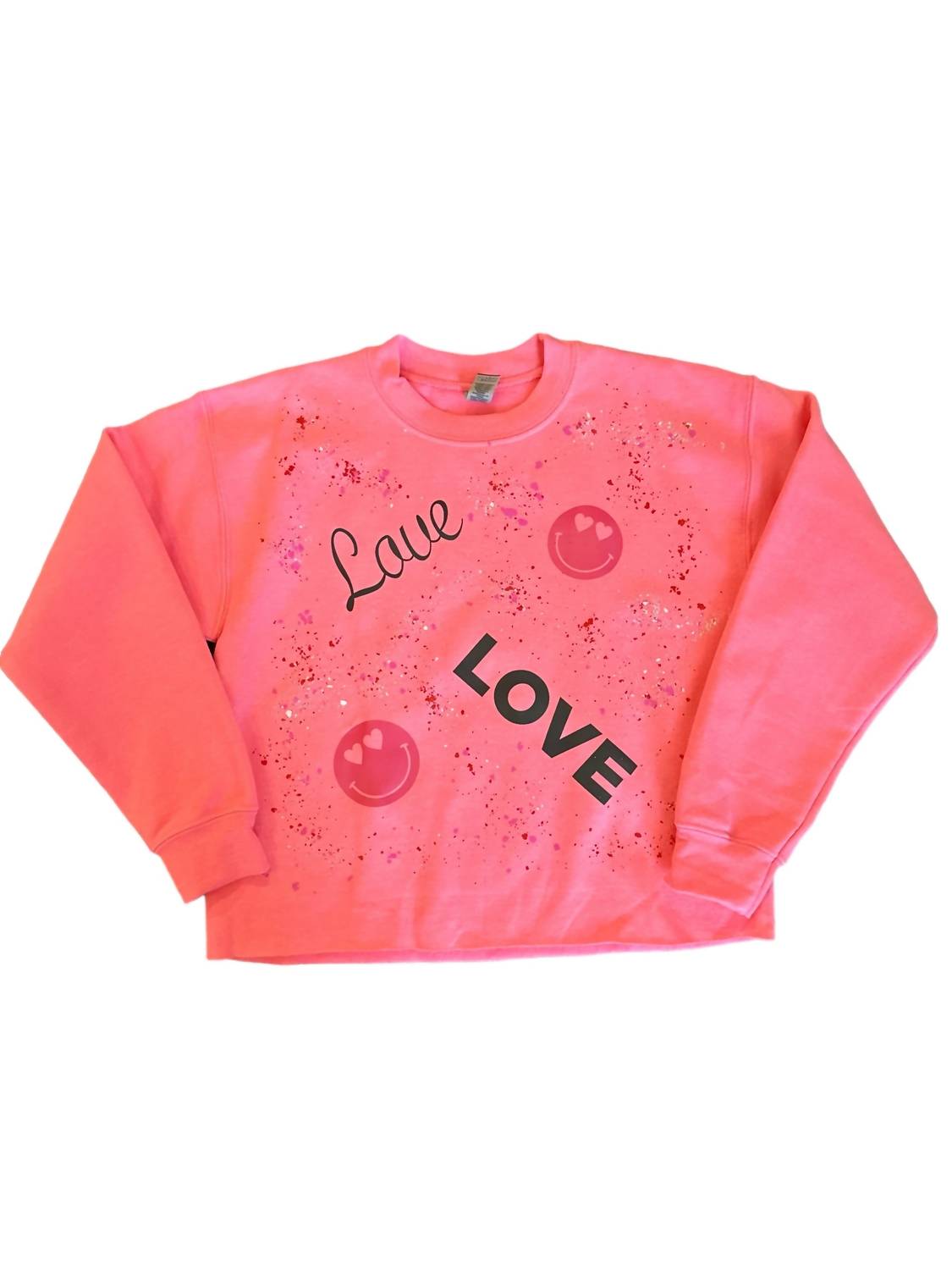 Rock Candy - Girl's Love Splatter Sweatshirt - clothing - graphic - hoodies