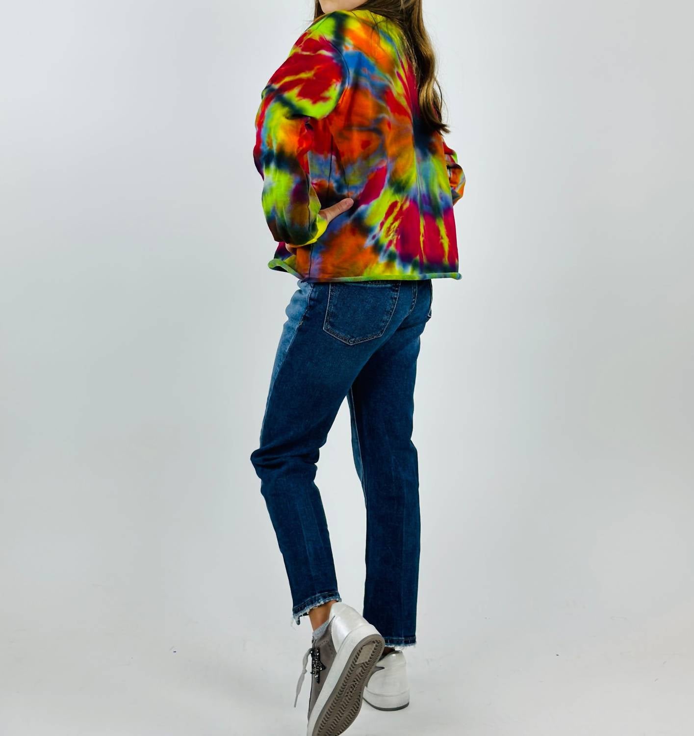 Rock Candy - Girl's Tie Dye Sweatshirt - clothing - hoodies - kids