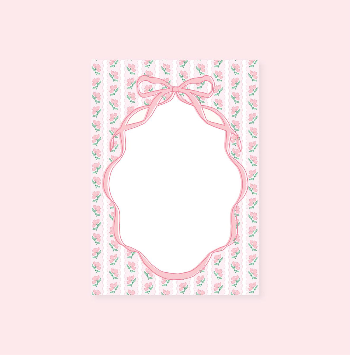 Rock Paper Scissors - Flower Ribbon Notepad