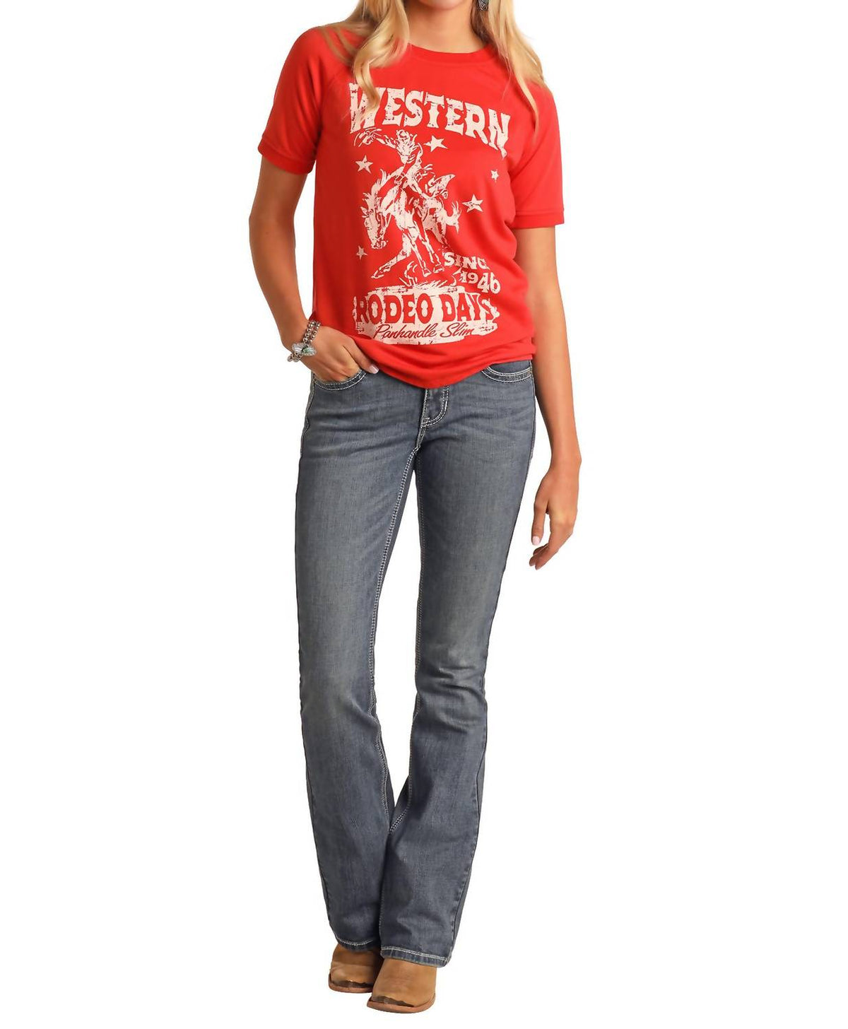 Rock & Roll Denim - 3/4 Boxy Graphic Tee