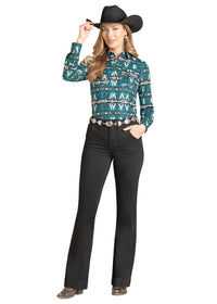 Rock & Roll Denim - Aztec Pear Snap Shirt