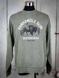 Rock & Roll Denim - Buffalo Graphic Pullover Sweatshirt