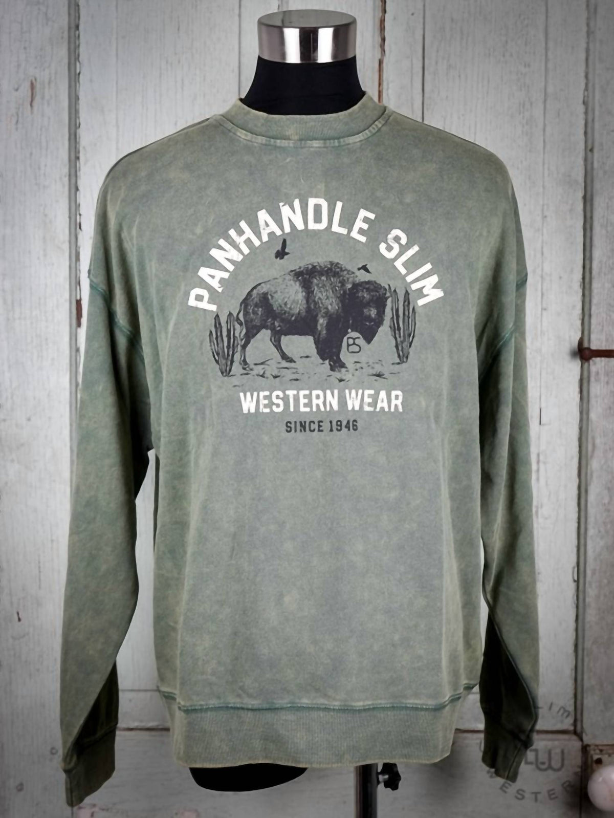 Rock & Roll Denim - Buffalo Graphic Pullover Sweatshirt