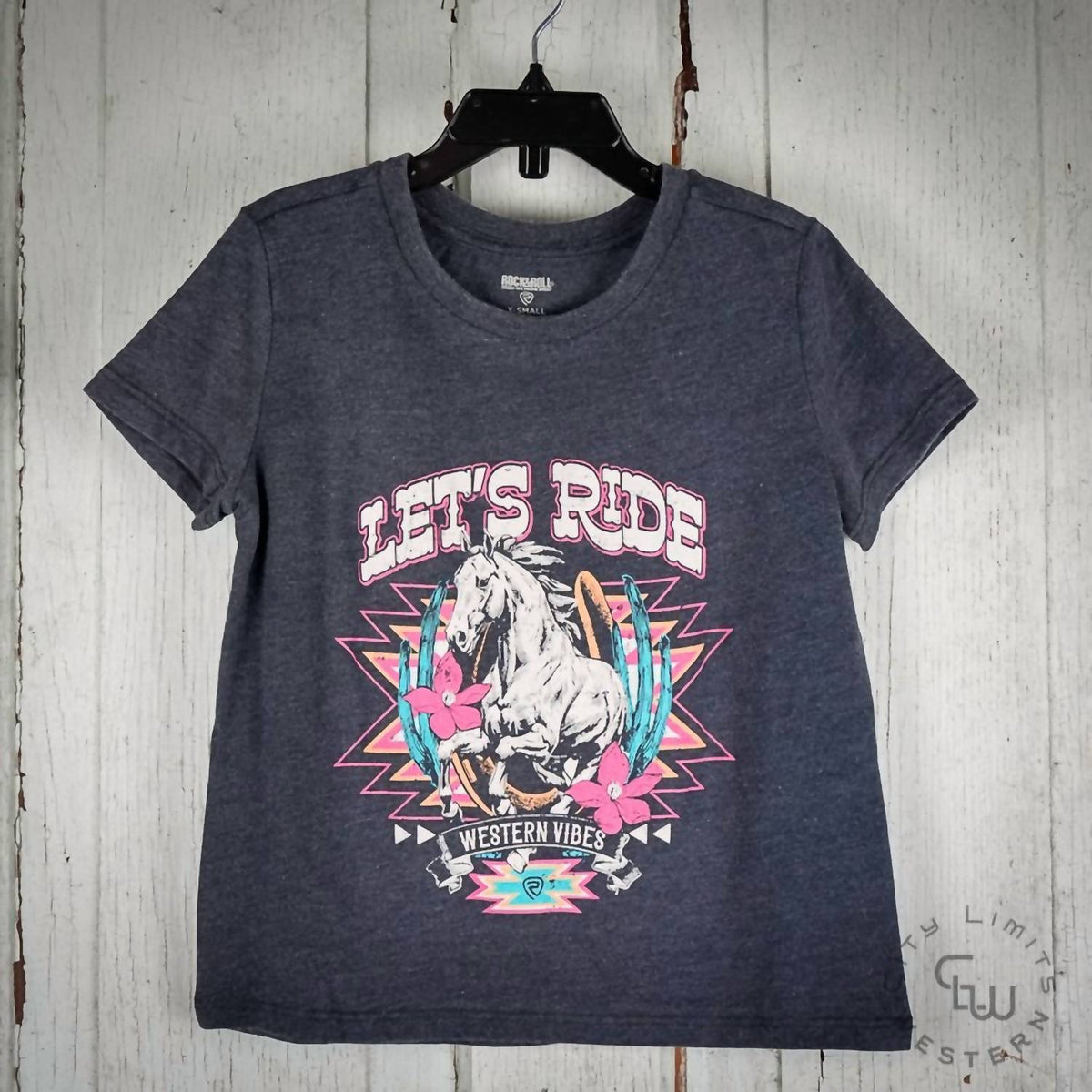 Rock & Roll Denim - Distressed Graphic Tee