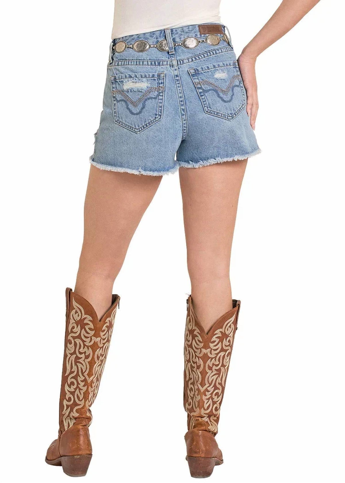Rock & Roll Denim - Distressed Shorts