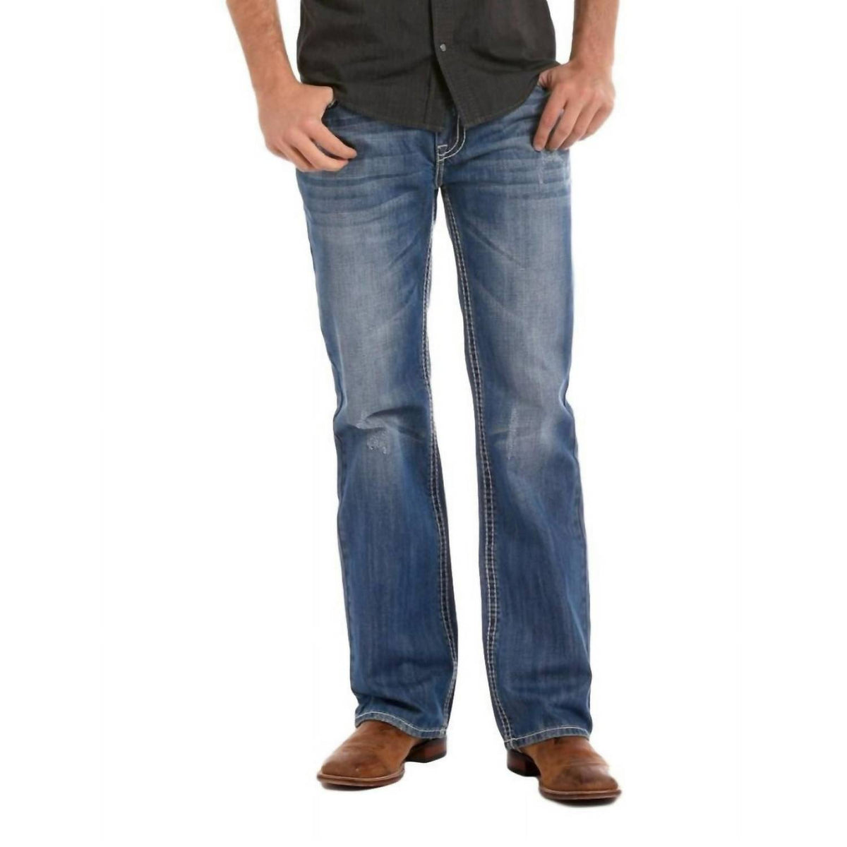 Rock & Roll Denim - Double Barrel Relax Light Jeans