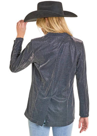 Rock & Roll Denim - Iridescent Sparkle Blazer