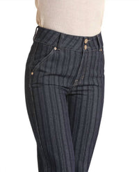 Rock & Roll Denim - Jacquard High Rise Trouser