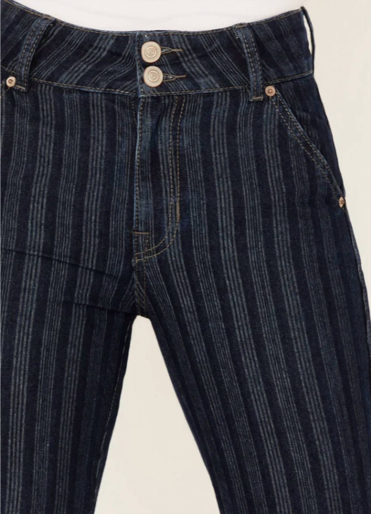 Rock & Roll Denim - Jacquard High Rise Trouser