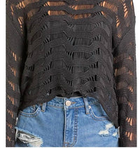 Rock & Roll Denim - Open Knit Sweater