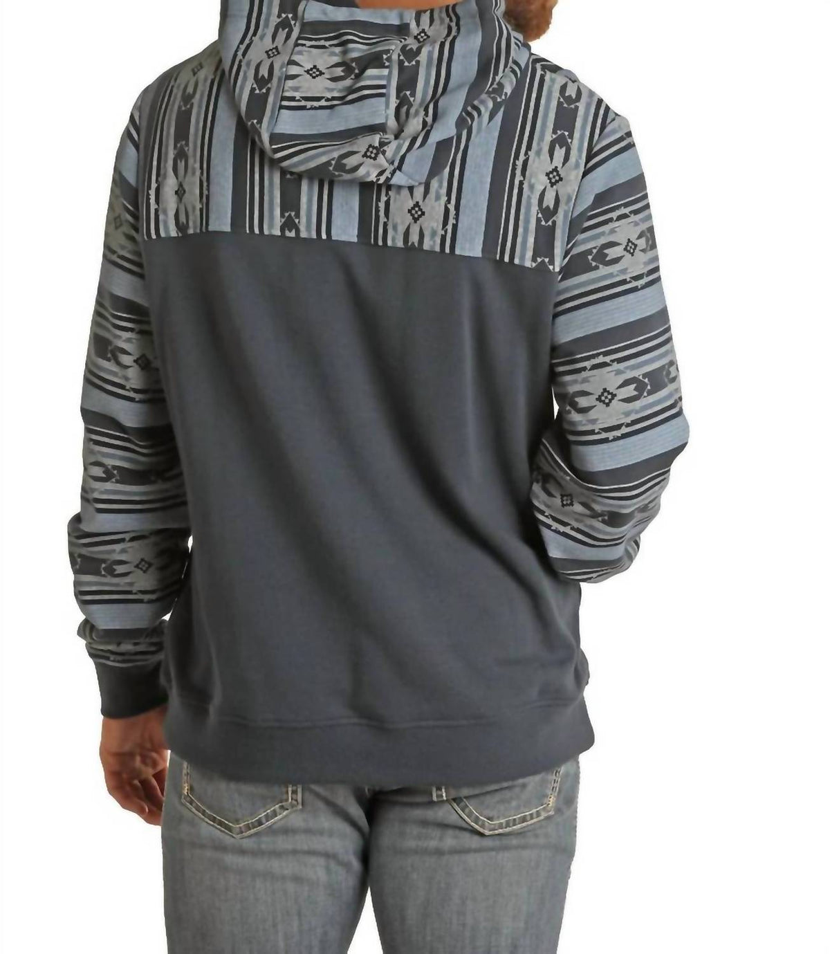 Rock & Roll Denim - Printed Terry Hoodie
