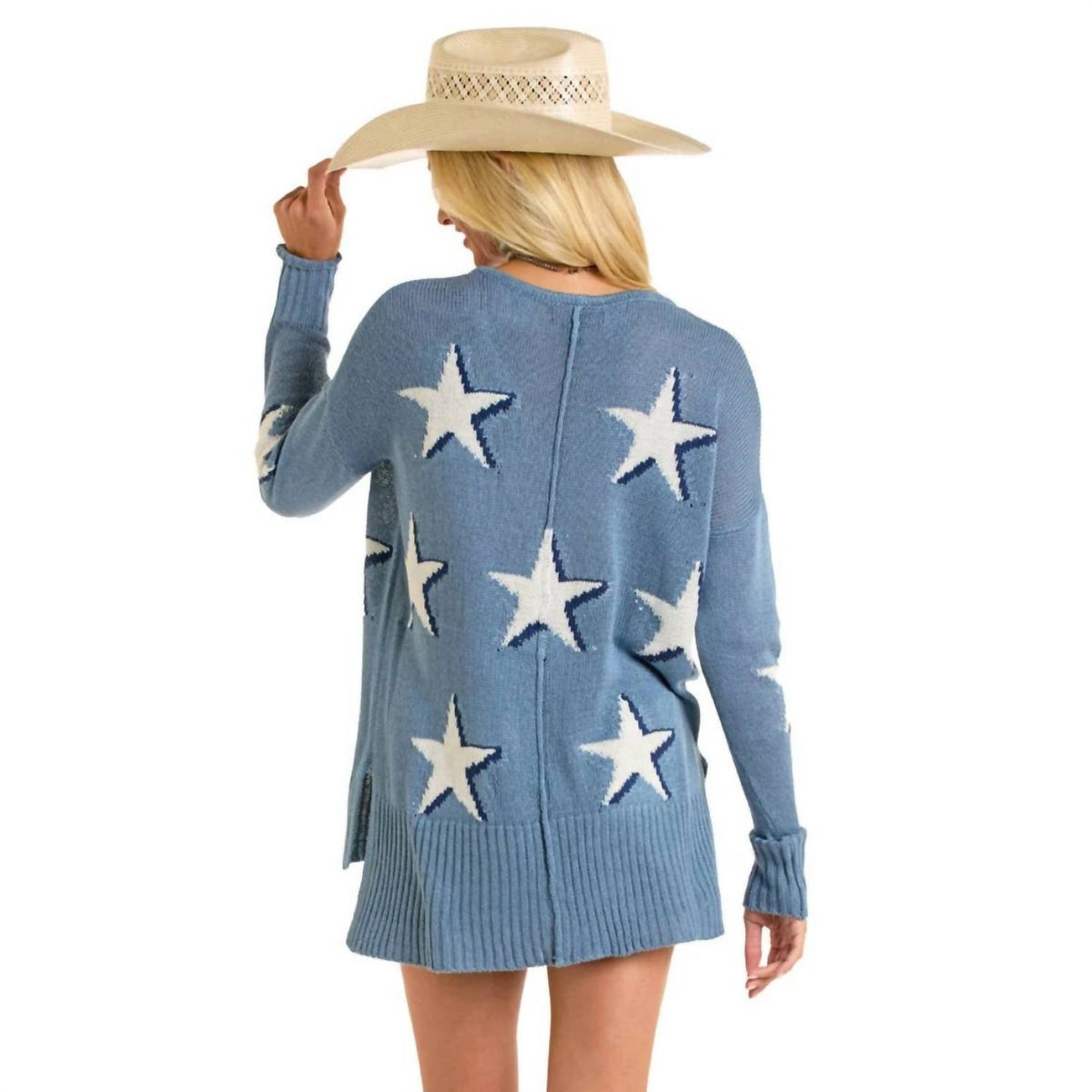 Rock & Roll Denim - Star Print Sweater