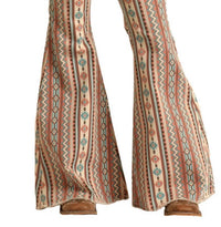 Rock & Roll Denim - Stripe Aztec Bell Bottom Jeans