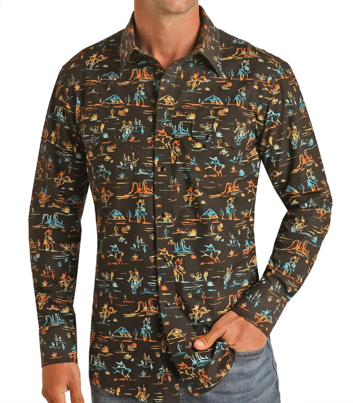 Rock & Roll Denim - Western Snap Shirt