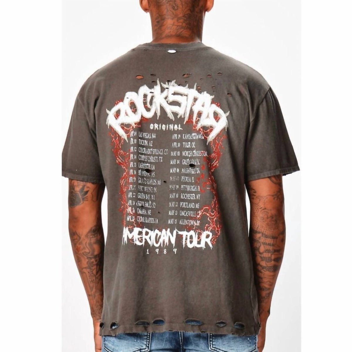 Rockstar Original - Ozzy Oversized Graphic T Shirt