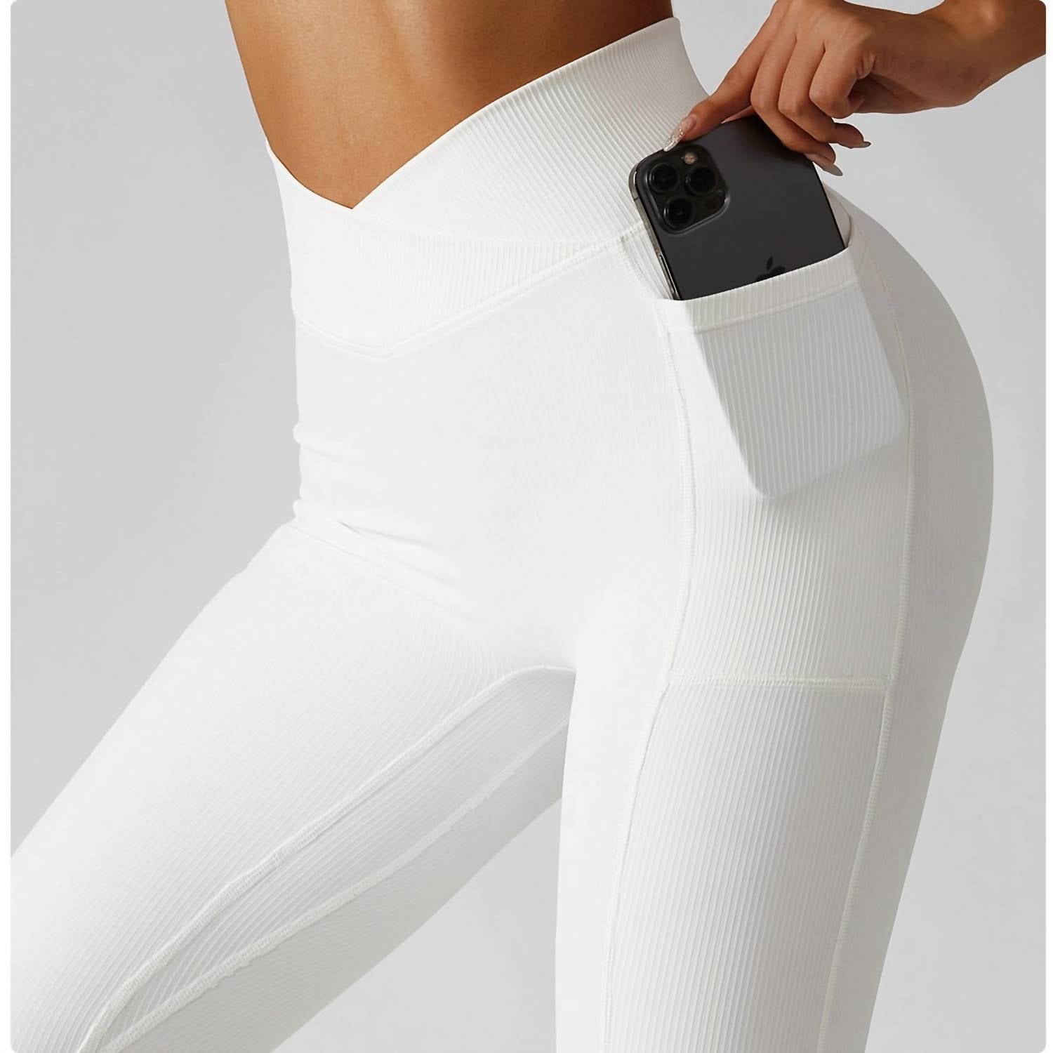 Rockstar Peach - Body Pocket Leggings - clothing - directbrandpartner - leggings
