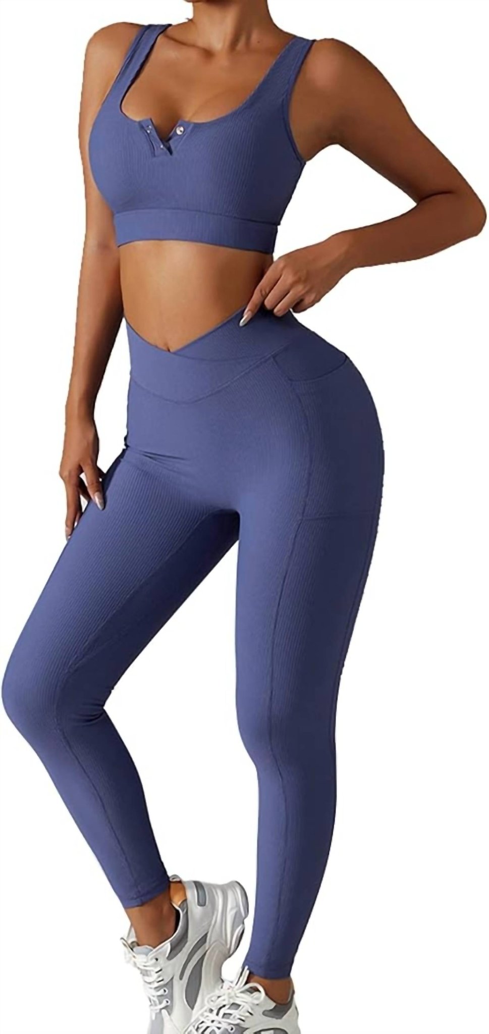 Rockstar Peach - Body Pocket Leggings - blue - clothing - directbrandpartner