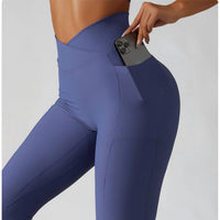 Rockstar Peach - Body Pocket Leggings - blue - clothing - directbrandpartner