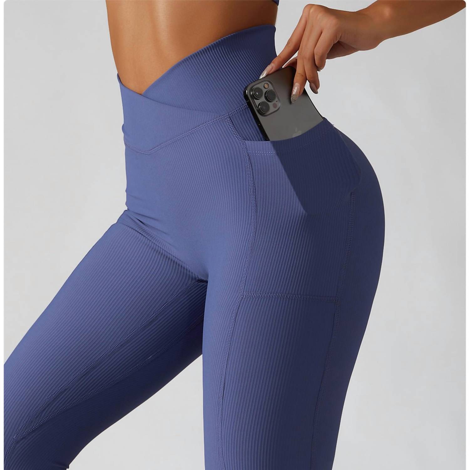 Rockstar Peach - Body Pocket Leggings - blue - clothing - directbrandpartner