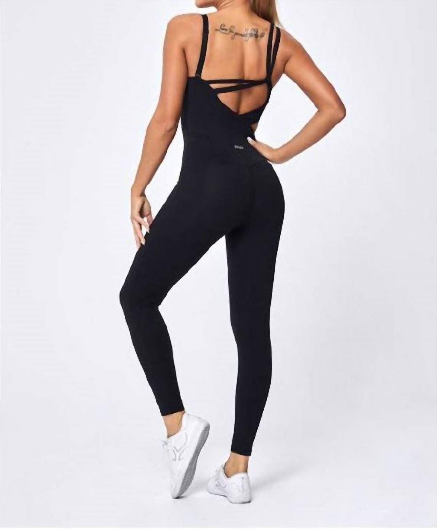 Rockstar Peach - Wonderland One Piece - black - bodysuits - clothing