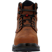 Rocky - Men's Met-guard Rams Horn Wp Crazy Horse 6" Work Boot