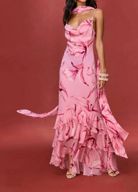 Rococo Sand - Cowl Maxi Dress