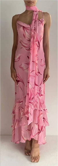 Rococo Sand - Cowl Maxi Dress