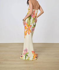 Rococo Sand - Dior Strapless Maxi Dress