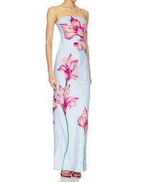 Rococo Sand - Strapless Maxi Dress