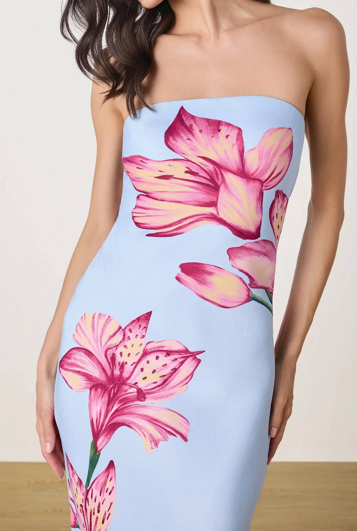 Rococo Sand - Strapless Maxi Dress